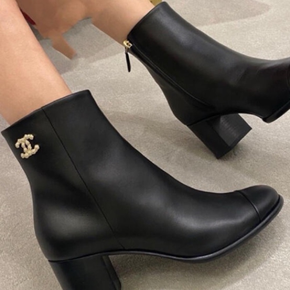 chanel ankle boots